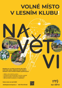 Volné místo v lesním klubu Na větvi